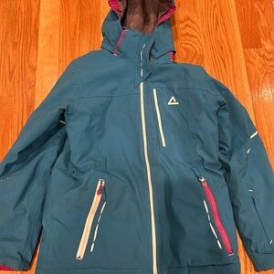 Dare2b Winter Jacket Teal and Pink Ski Jacket